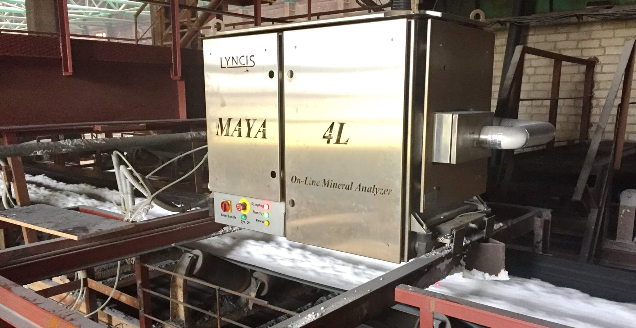 cross-belt fertilizers analyzer