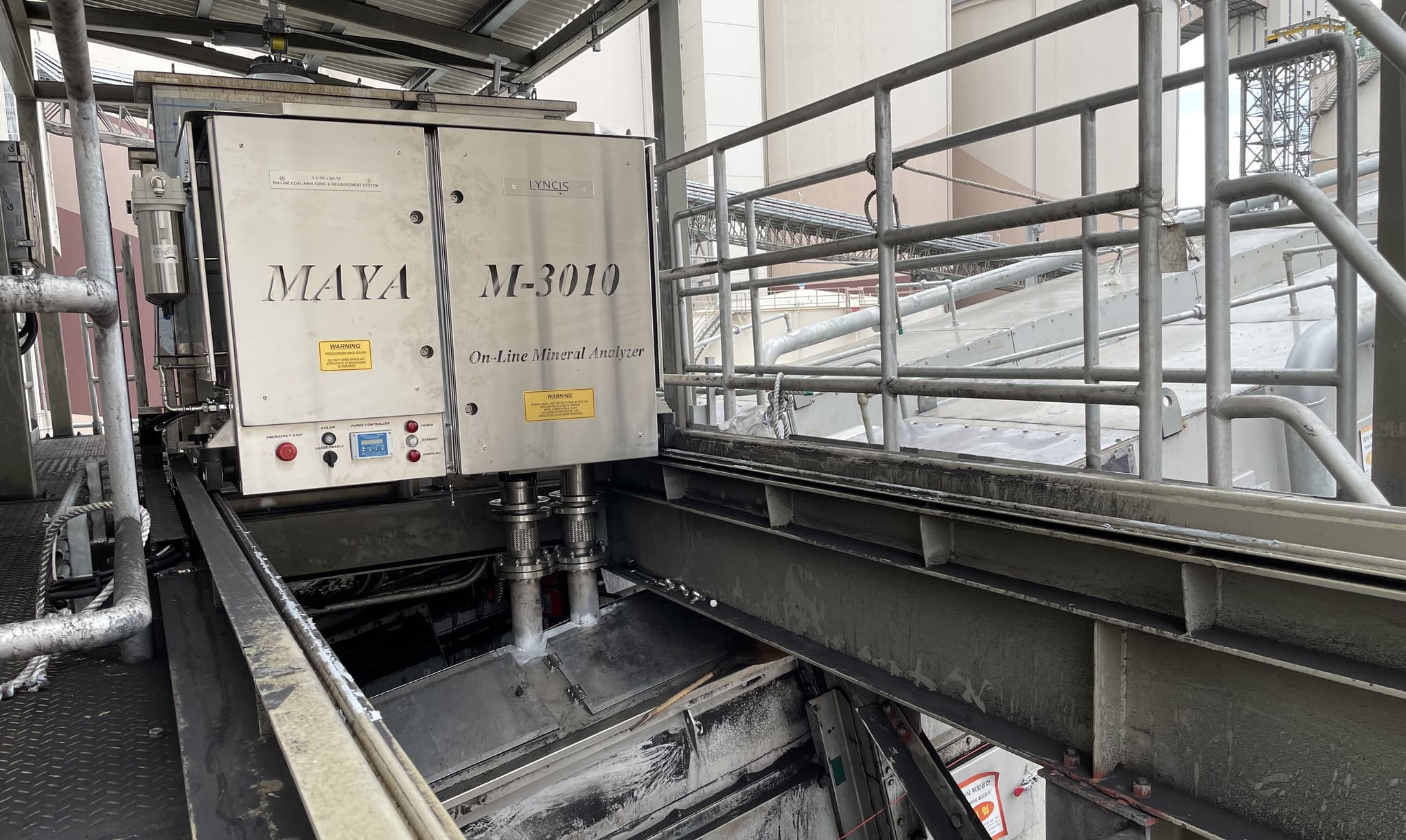 cross-belt coal analyzer